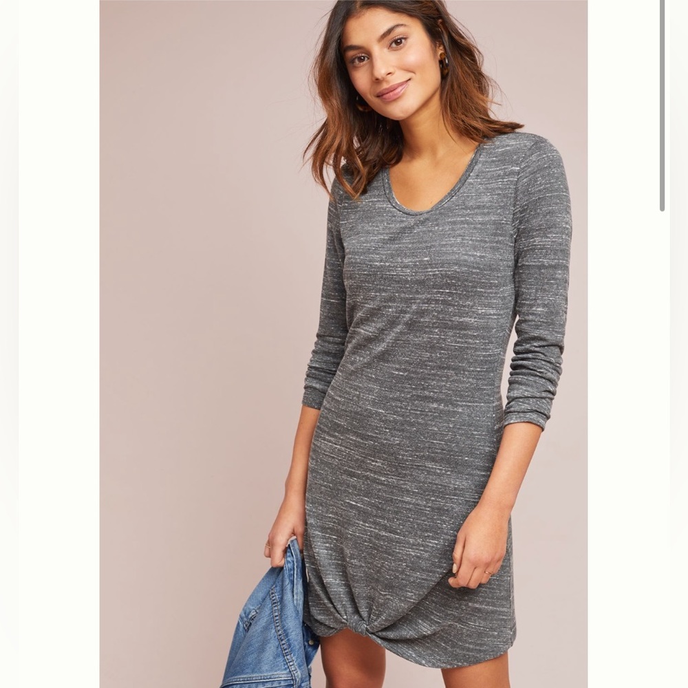Anthropologie Dolan Petite XS Dress (Dark Gray)